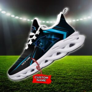Custom Name Carolina Panthers Personalized Max Soul Shoes Ver 2