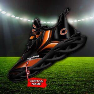 Custom Name Chicago Bears Personalized Max Soul Shoes 84
