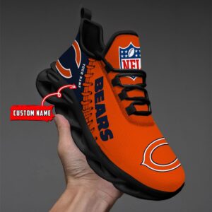 Custom Name Chicago Bears Personalized Max Soul Shoes for Fan