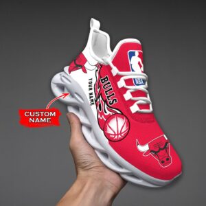 Custom Name Chicago Bulls Personalized Max Soul Shoes 100 M12