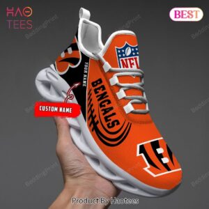 Custom Name Cincinnati Bengals NFL Max Soul Shoes