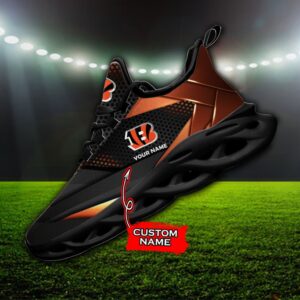 Custom Name Cincinnati Bengals Personalized Max Soul Shoes 87