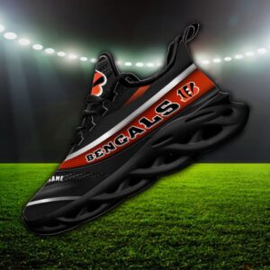 Custom Name Cincinnati Bengals Personalized Max Soul Shoes 94