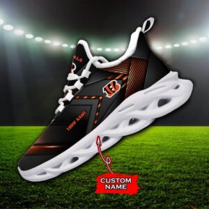 Custom Name Cincinnati Bengals Personalized Max Soul Shoes Ver 3