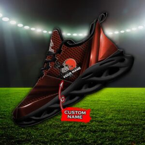 Custom Name Cleveland Browns Personalized Max Soul Shoes