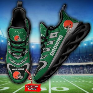 Custom Name Cleveland Browns Personalized Max Soul Shoes 76