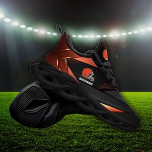 Custom Name Cleveland Browns Personalized Max Soul Shoes 87