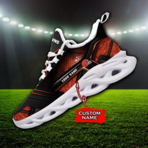 Custom Name Cleveland Browns Personalized Max Soul Shoes 93