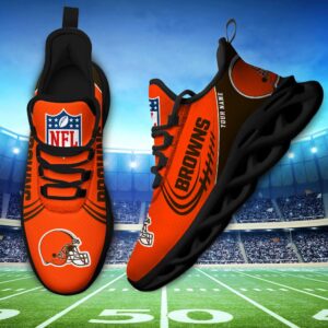 Custom Name Cleveland Browns Personalized Max Soul Shoes for Fan