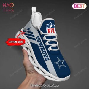 Custom Name Dallas Cowboys NFL Max Soul Shoes