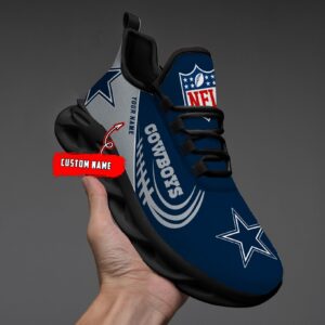 Custom Name Dallas Cowboys Personalized Max Soul Shoes for Fan