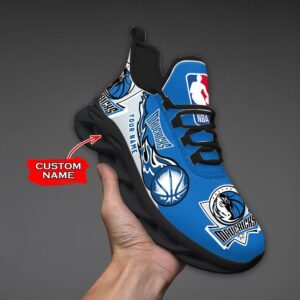 Custom Name Dallas Mavericks Personalized Max Soul Shoes 100 M12