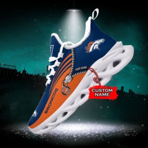 Custom Name Denver Broncos Personalized Max Soul Shoes 75