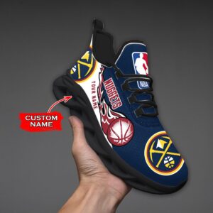 Custom Name Denver Nuggets Personalized Max Soul Shoes 100 M12