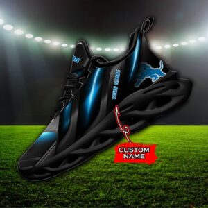 Custom Name Detroit Lions Personalized Max Soul Shoes Ver 1