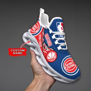 Custom Name Detroit Pistons Personalized Max Soul Shoes 100 M12