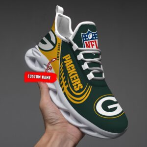Custom Name Green Bay Packers Personalized Max Soul Shoes for Fan