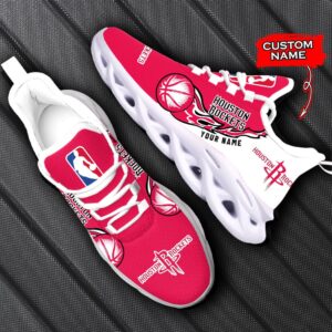 Custom Name Houston Rockets Personalized Max Soul Shoes 100 M12