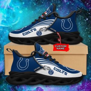 Custom Name Indianapolis Colts Personalized Max Soul Shoes 75
