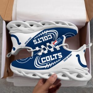 Custom Name Indianapolis Colts Personalized Max Soul Shoes 81