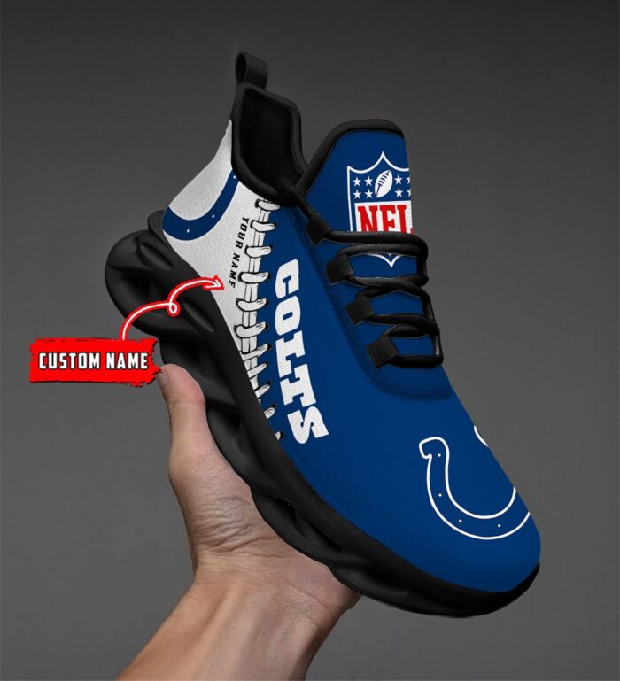 Custom Name Indianapolis Colts Personalized Max Soul Shoes 85