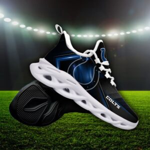 Custom Name Indianapolis Colts Personalized Max Soul Shoes Ver 2