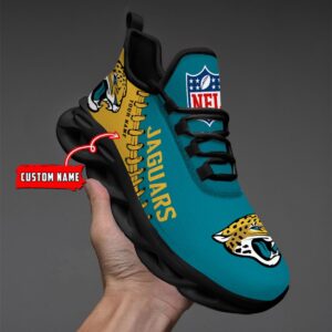 Custom Name Jacksonville Jaguars Max Soul Shoes for Fan