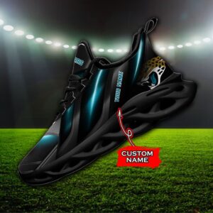 Custom Name Jacksonville Jaguars Personalized Max Soul Shoes Ver 1