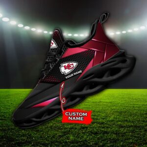 Custom Name Kansas City Chiefs Personalized Max Soul Shoes 87