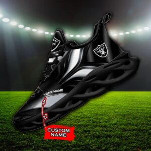 Custom Name Las Vegas Raiders Personalized Max Soul Shoes 84