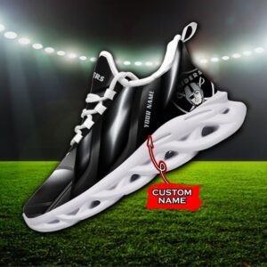 Custom Name Las Vegas Raiders Personalized Max Soul Shoes Ver 1
