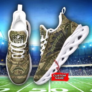 Custom Name Los Angeles Chargers Personalized Max Soul Shoes 79