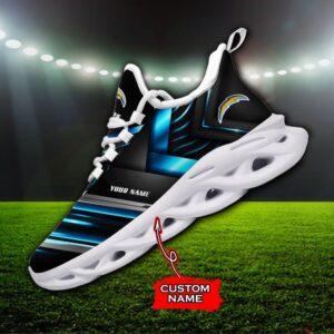 Custom Name Los Angeles Chargers Personalized Max Soul Shoes 86