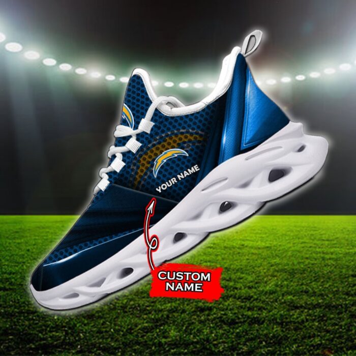 Custom Name Los Angeles Chargers Personalized Max Soul Shoes 89