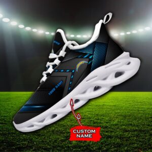 Custom Name Los Angeles Chargers Personalized Max Soul Shoes Fan Gift