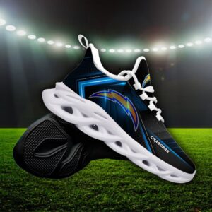Custom Name Los Angeles Chargers Personalized Max Soul Shoes Ver 2