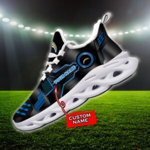Custom Name Los Angeles Chargers Personalized Max Soul Shoes for Fan
