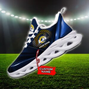 Custom Name Los Angeles Rams Personalized Max Soul Shoes