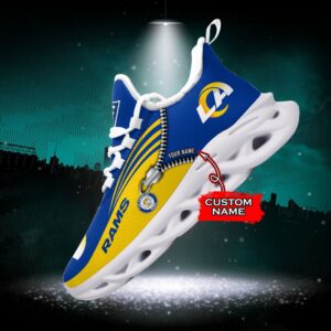 Custom Name Los Angeles Rams Personalized Max Soul Shoes 75