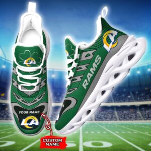 Custom Name Los Angeles Rams Personalized Max Soul Shoes 76