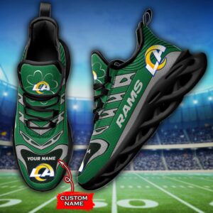 Custom Name Los Angeles Rams Personalized Max Soul Shoes 76
