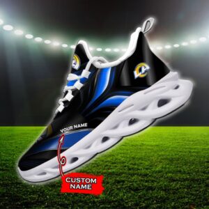 Custom Name Los Angeles Rams Personalized Max Soul Shoes 84