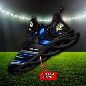 Custom Name Los Angeles Rams Personalized Max Soul Shoes 86