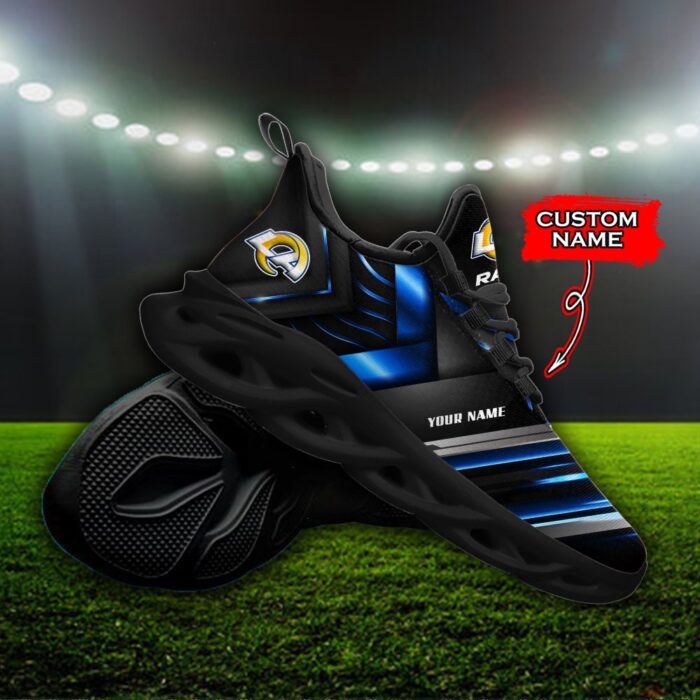 Custom Name Los Angeles Rams Personalized Max Soul Shoes 86