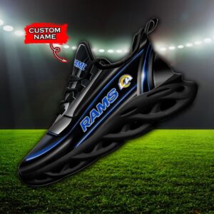 Custom Name Los Angeles Rams Personalized Max Soul Shoes 95