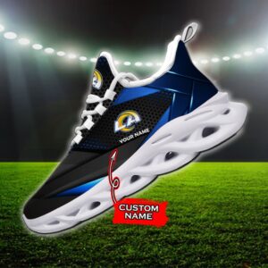 Custom Name Los Angeles Rams Personalized Max Soul Shoes C15 CH1