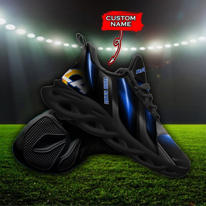 Custom Name Los Angeles Rams Personalized Max Soul Shoes Ver 1