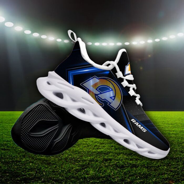 Custom Name Los Angeles Rams Personalized Max Soul Shoes Ver 2