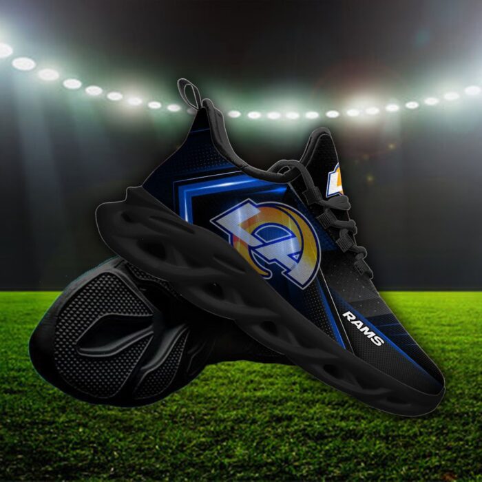 Custom Name Los Angeles Rams Personalized Max Soul Shoes Ver 2