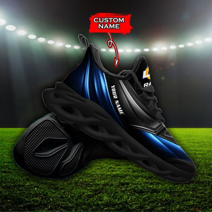 Custom Name Los Angeles Rams Personalized Max Soul Shoes for Fan